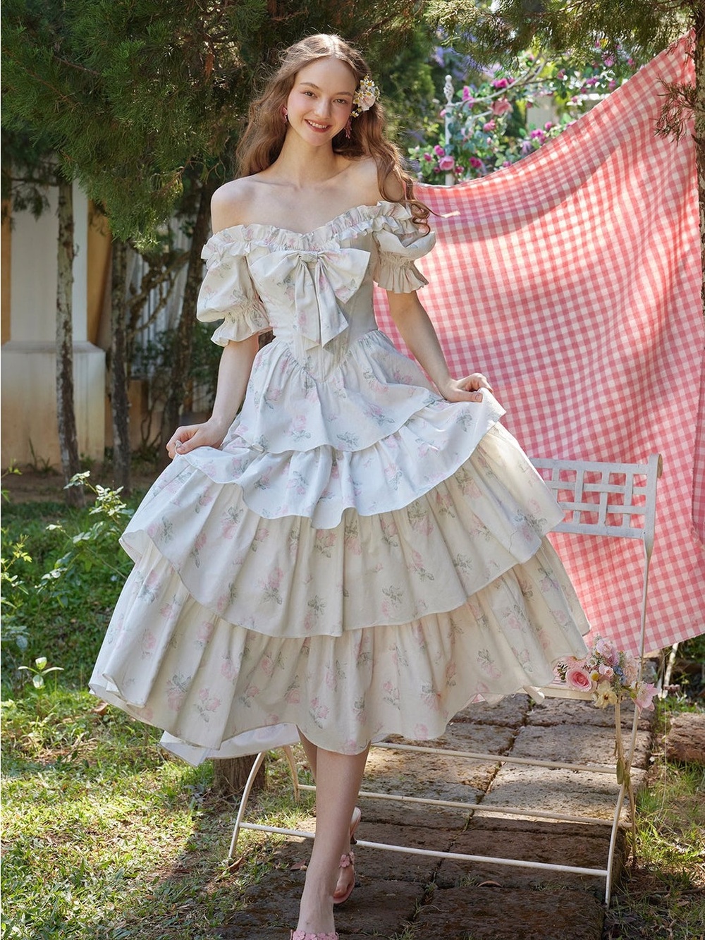Bloom In Floral Corset Dress
